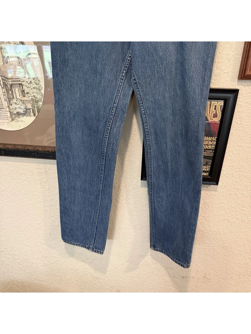 Vintage 80s/90s RARE Levi’s 501 STF Men’s 29x32 Blue Denim Jeans Made in USA